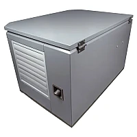 Бензиновый генератор FUBAG BS 7500 A ES DUPLEX в тихом зимнем кожухе 1200 RAL 7024