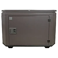 Бензиновый генератор FUBAG BS 8000 A ES в тихом зимнем кожухе 1200 RAL 8019