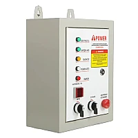 Генератор A-iPower A3500EAX в супертихом зимнем кожухе 1400SS RAL 7035 + блок автозапуска A-iPower 230 В, 50 А