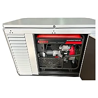 Бензиновый генератор A-iPower A13000TEAX в супертихом зимнем кожухе 1700SS RAL 7035 + блок автозапуска A-iPower 230В/400В 100А 8 ПИН