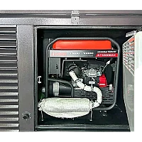 Генератор A-iPower A11000EAX в супертихом зимнем кожухе 1700SS RAL 8019 + блок автозапуска A-iPower 230В/400В 100А 8 ПИН