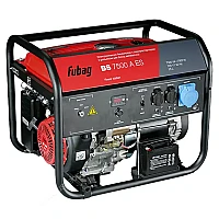 Бензиновый генератор FUBAG BS 7500 A ES в супертихом зимнем кожухе 1400SS RAL 7024